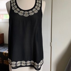 Philosophy Beaded Tank Top